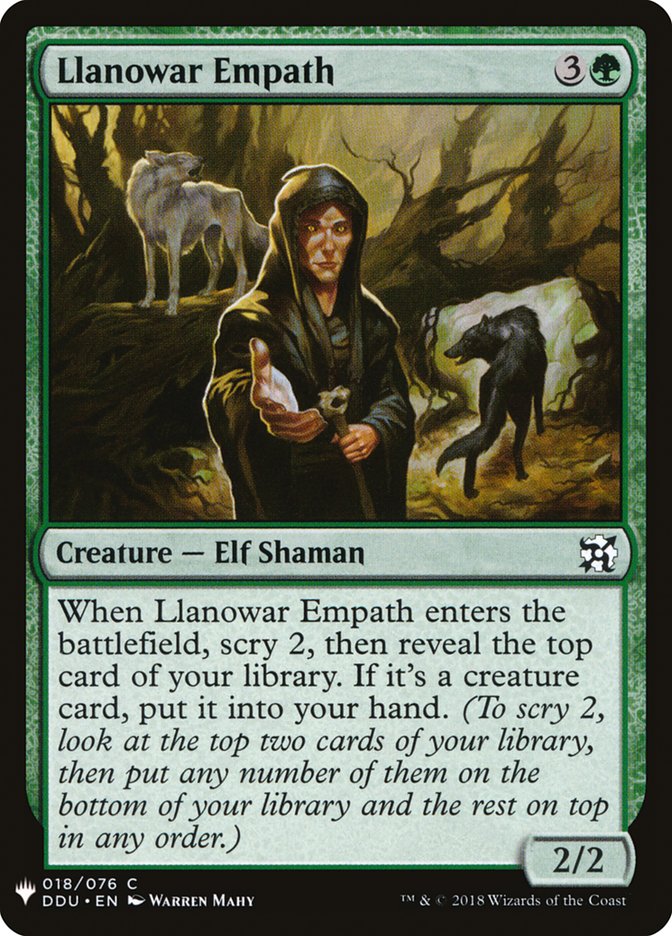 Llanowar Empath [Mystery Booster] Magic: The Gathering