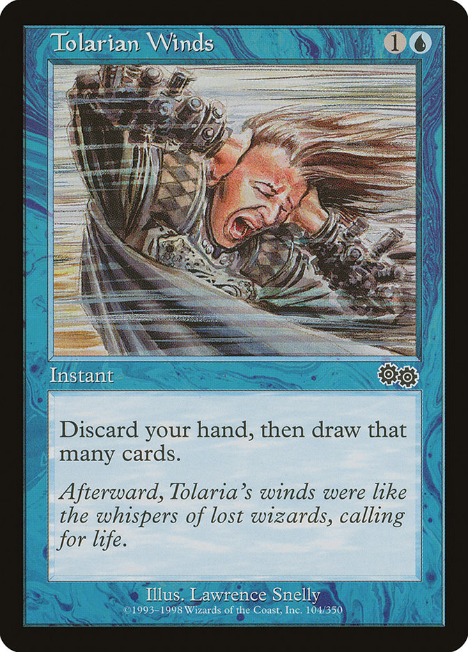 Tolarian Winds [Urza's Saga] Magic: The Gathering