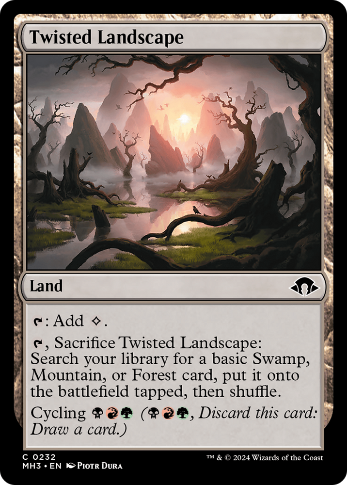 Twisted Landscape [Modern Horizons 3] Magic: The Gathering