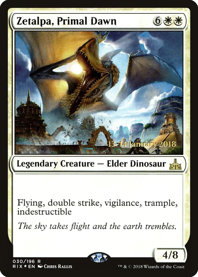 Zetalpa, Primal Dawn [Rivals of Ixalan Prerelease Promos] Magic: The Gathering