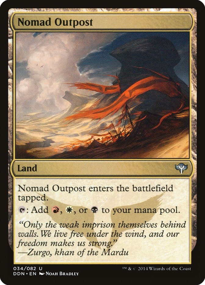 Nomad Outpost [Duel Decks: Speed vs. Cunning] Magic: The Gathering
