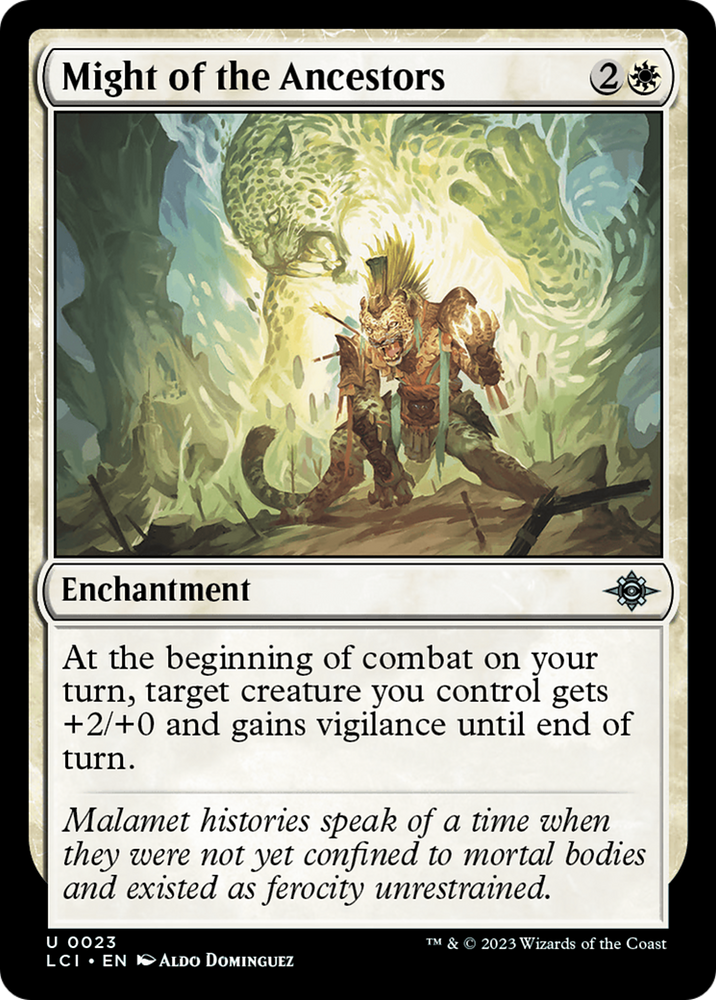 Might of the Ancestors [The Lost Caverns of Ixalan] Magic: The Gathering