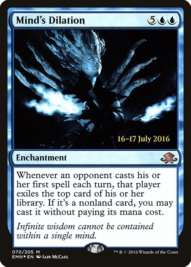 Mind's Dilation [Eldritch Moon Prerelease Promos] Magic: The Gathering