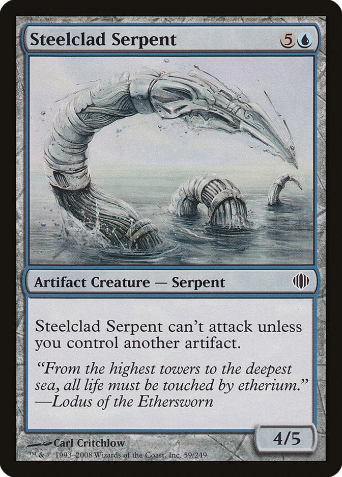 Steelclad Serpent [Shards of Alara] Magic: The Gathering