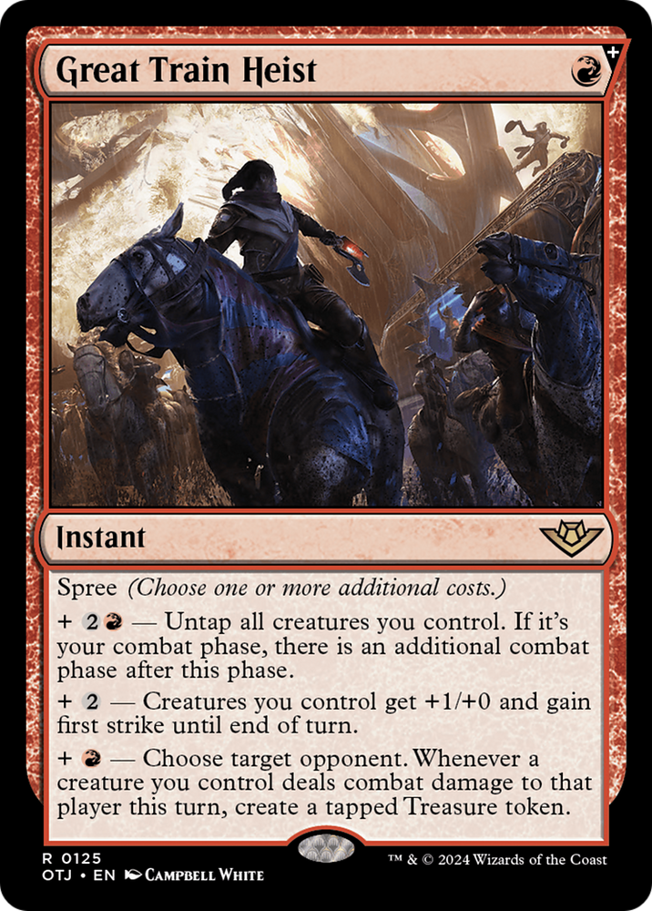 Great Train Heist [Outlaws of Thunder Junction] Magic: The Gathering