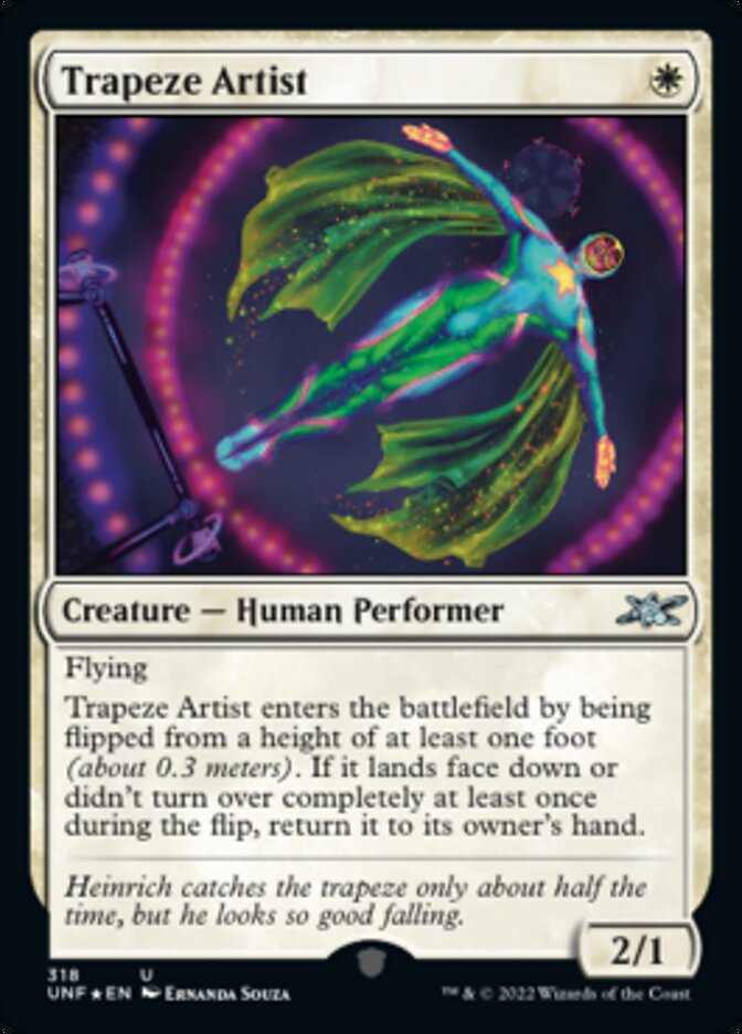 Trapeze Artist (Galaxy Foil) [Unfinity] Magic: The Gathering