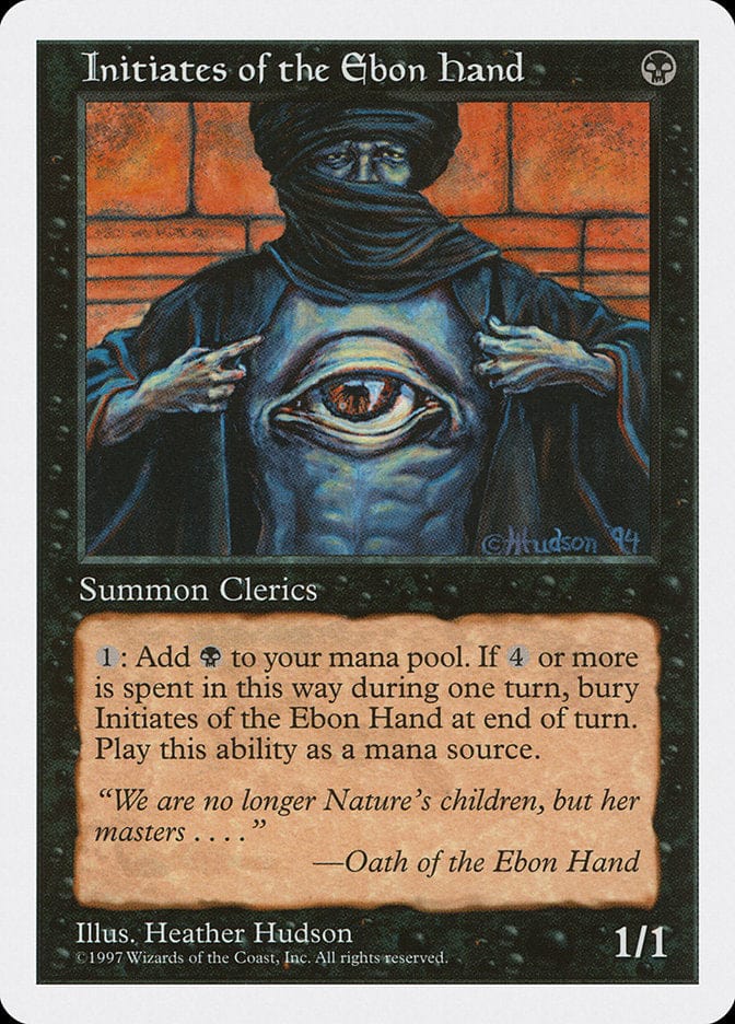 Initiates of the Ebon Hand [Fifth Edition] Magic: The Gathering
