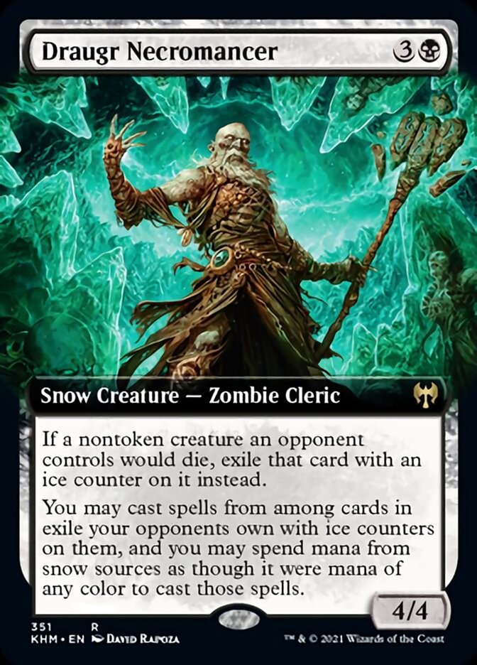 Draugr Necromancer (Extended Art) [Kaldheim] Magic: The Gathering