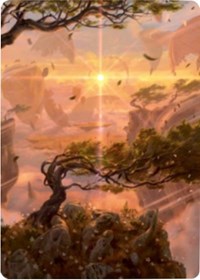 Windswept Heath Art Card [Zendikar Rising Art Series] Magic: The Gathering
