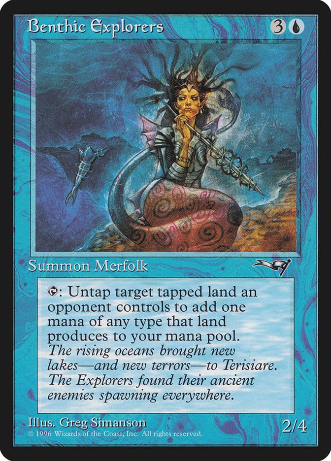 Benthic Explorers (Looking Forward) [Alliances] Magic: The Gathering