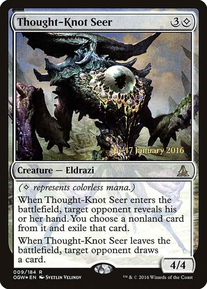 Thought-Knot Seer [Oath of the Gatewatch Prerelease Promos] Magic: The Gathering