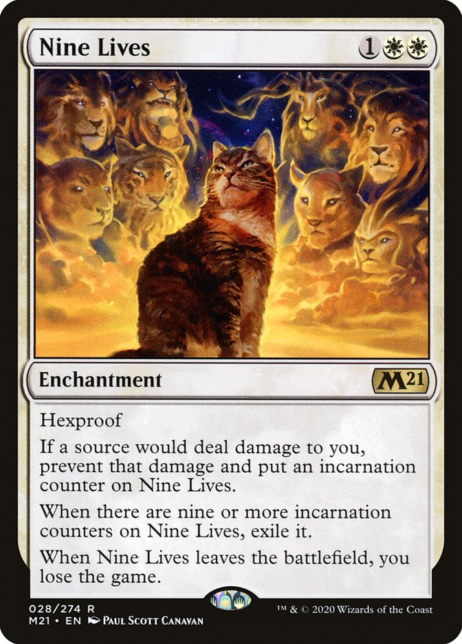 Nine Lives [Core Set 2021] Magic: The Gathering