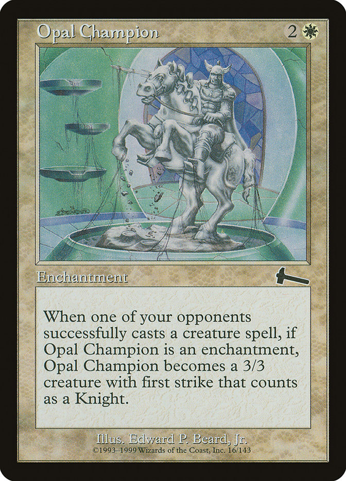 Opal Champion [Urza's Legacy] Magic: The Gathering