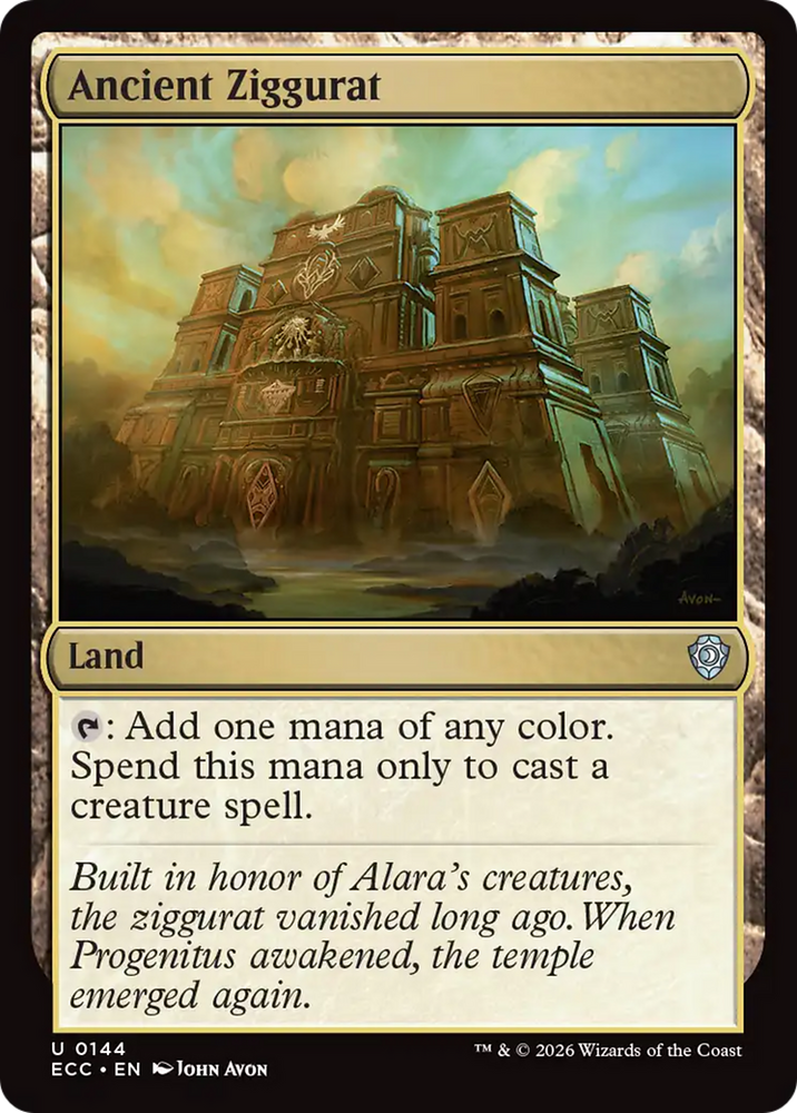 Ancient Ziggurat [Lorwyn Eclipsed Commander] Magic: The Gathering