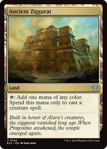 Ancient Ziggurat [Lorwyn Eclipsed Commander] Magic: The Gathering