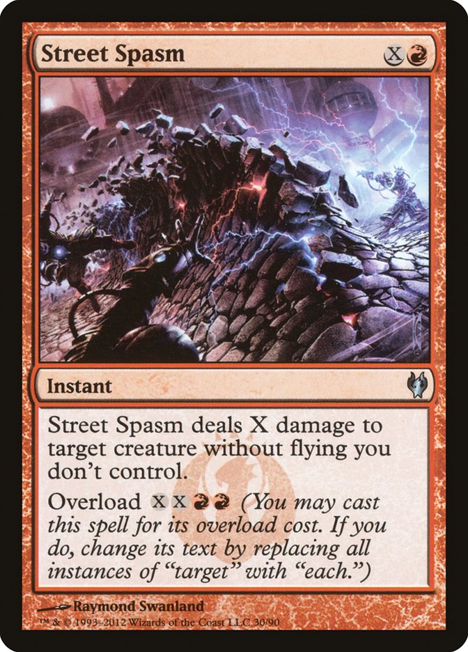 Street Spasm [Duel Decks: Izzet vs. Golgari] Magic: The Gathering