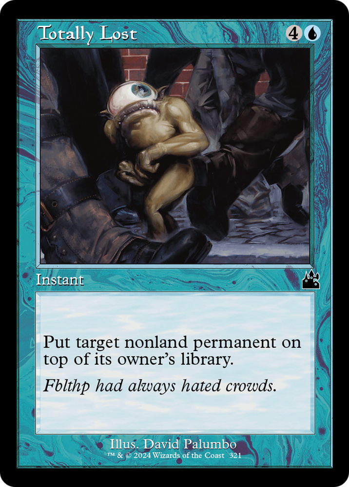 Totally Lost (Retro Frame) [Ravnica Remastered] Magic: The Gathering
