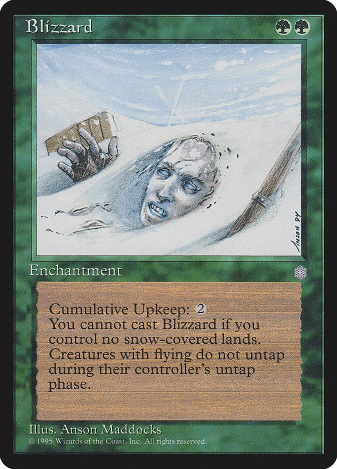 Blizzard [Ice Age] Magic: The Gathering