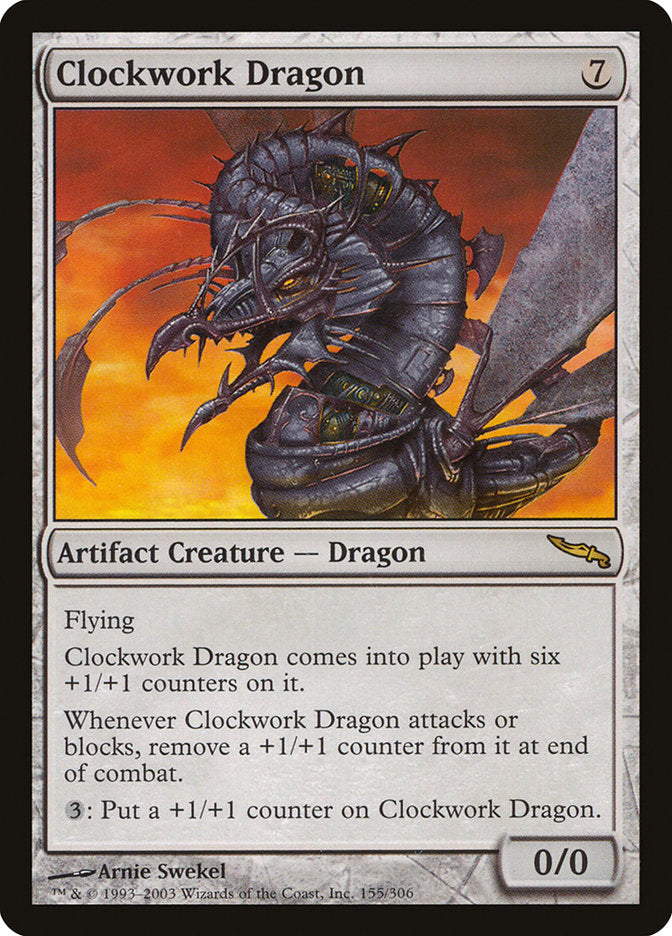 Clockwork Dragon [Mirrodin] Magic: The Gathering