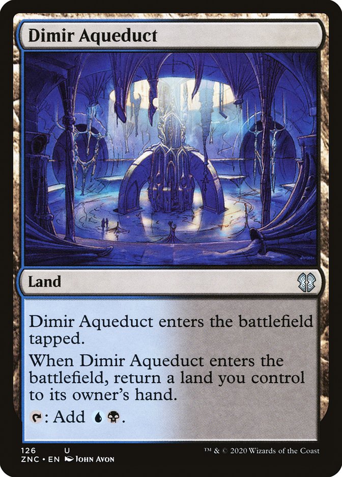 Dimir Aqueduct [Zendikar Rising Commander] Magic: The Gathering