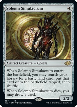 Solemn Simulacrum [Jumpstart 2022] Magic: The Gathering