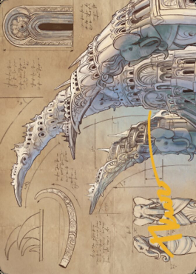 Ivory Tower Art Card (Gold-Stamped Signature) [The Brothers' War Art Series] Magic: The Gathering
