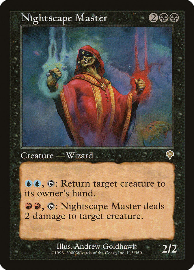 Nightscape Master [Invasion] Magic: The Gathering