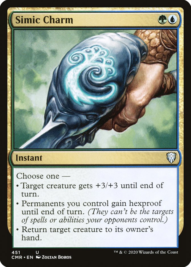 Simic Charm [Commander Legends] Magic: The Gathering