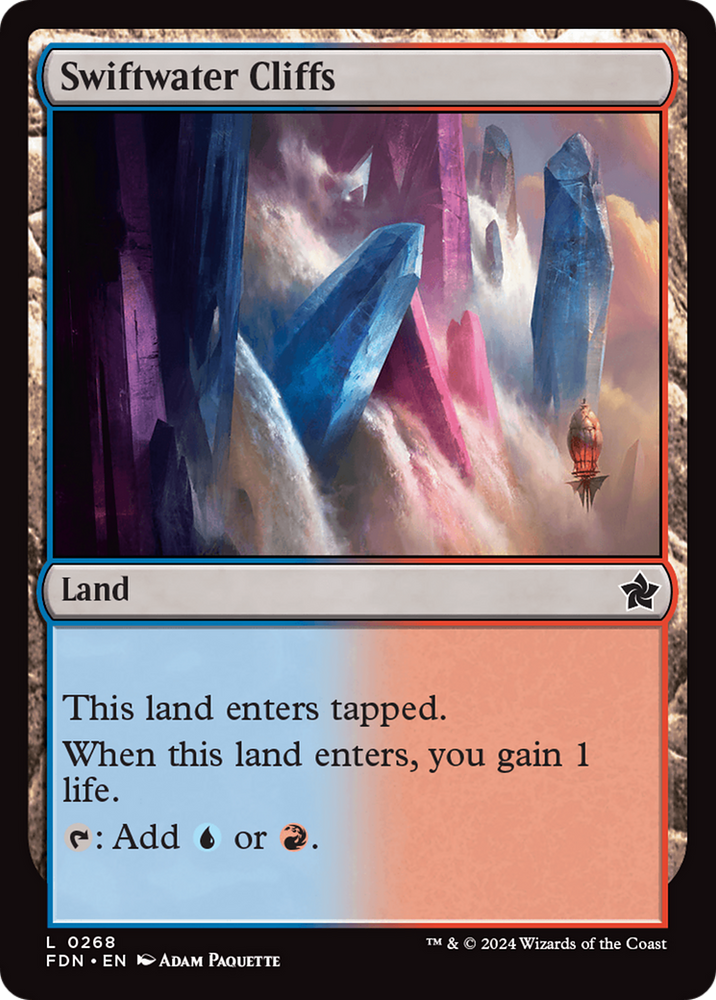 Swiftwater Cliffs [Foundations] Magic: The Gathering