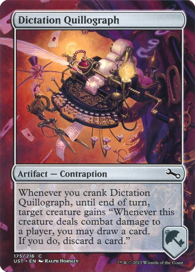 Dictation Quillograph [Unstable] Magic: The Gathering