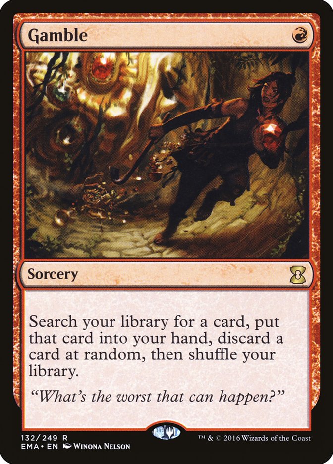 Gamble [Eternal Masters] Magic: The Gathering