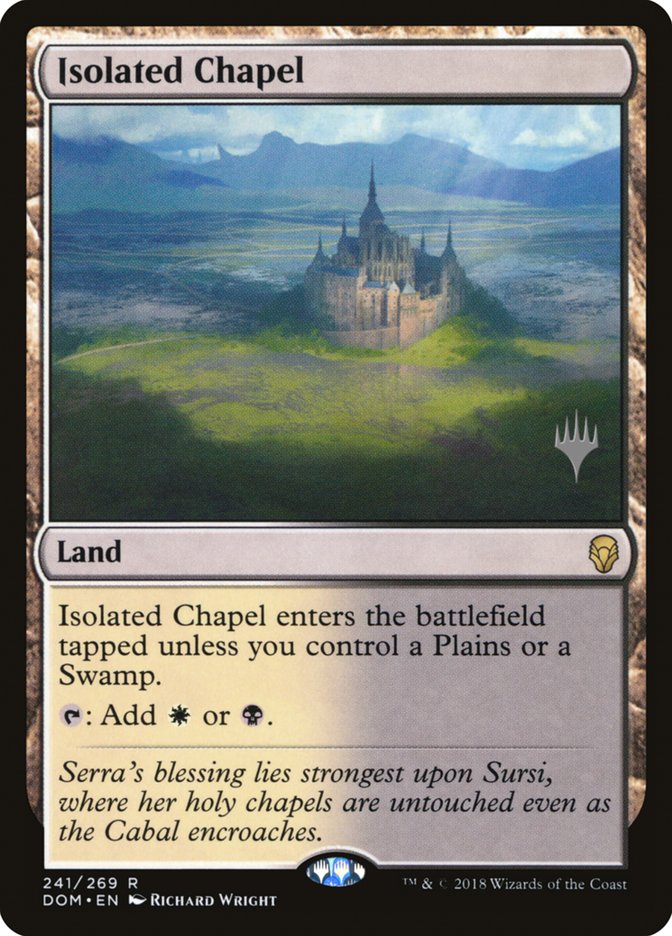 Isolated Chapel (Promo Pack) [Dominaria Promos] Magic: The Gathering
