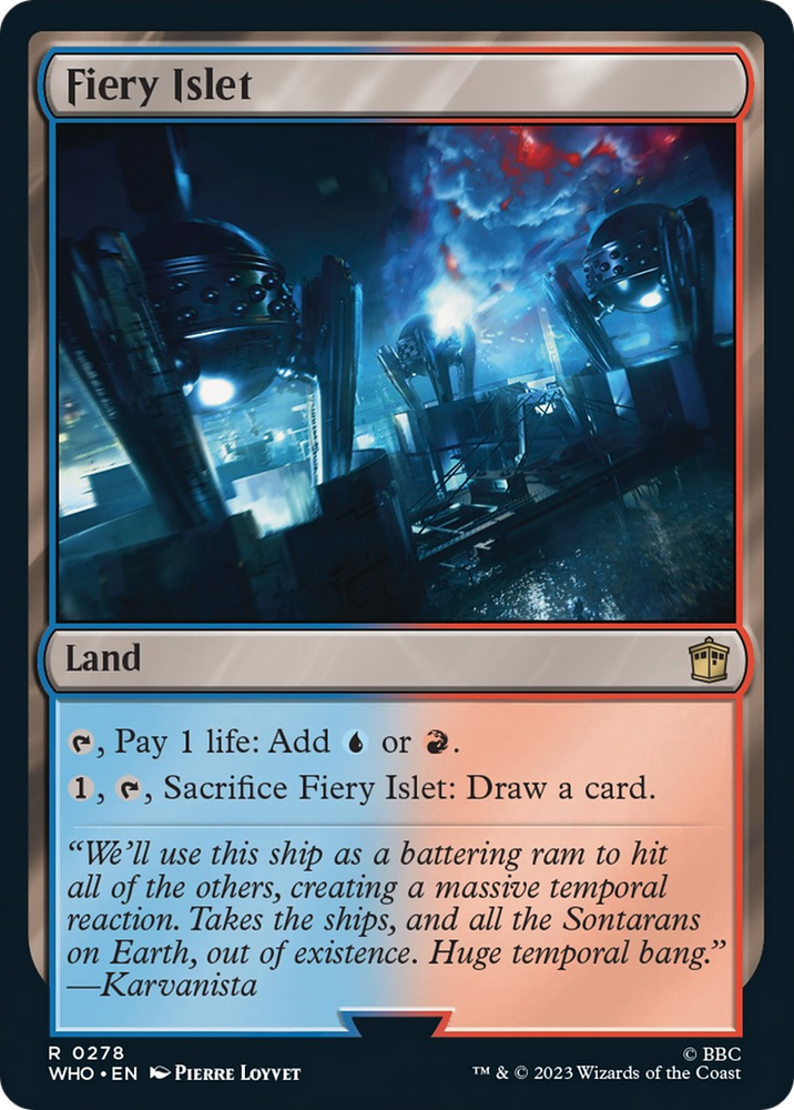 Fiery Islet [Doctor Who] Magic: The Gathering