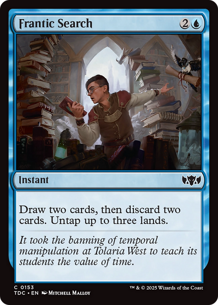 Frantic Search [Tarkir: Dragonstorm Commander] Magic: The Gathering
