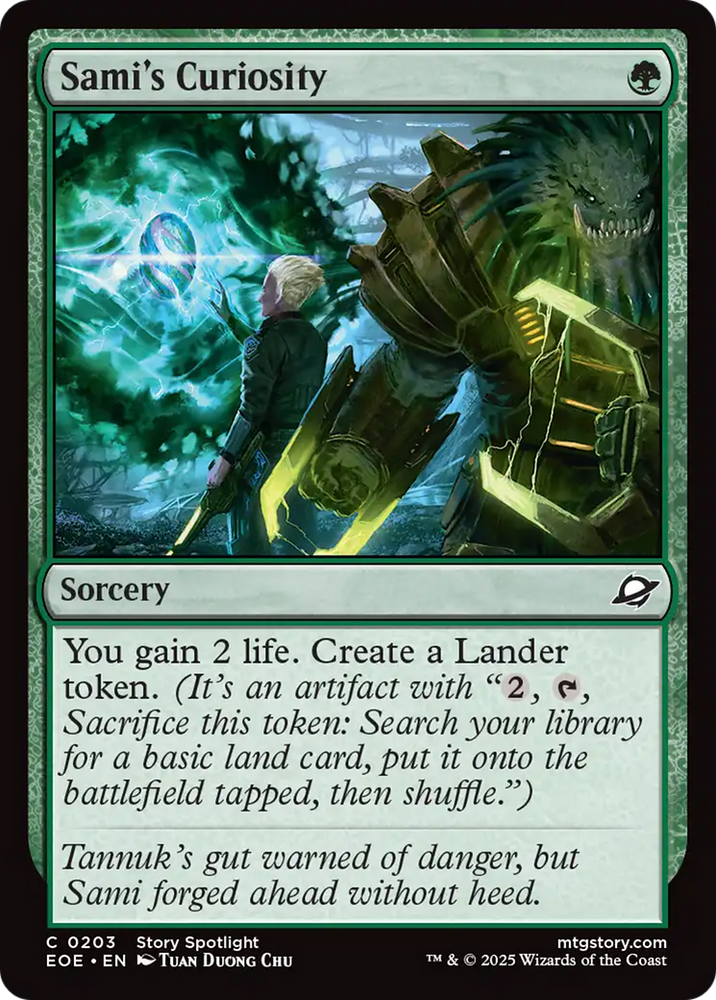 Sami's Curiosity [Edge of Eternities] Magic: The Gathering