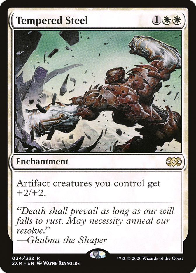 Tempered Steel [Double Masters] Magic: The Gathering