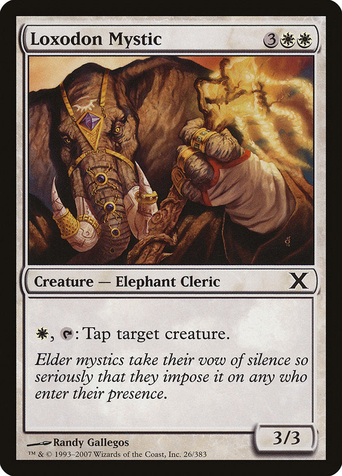 Loxodon Mystic [Tenth Edition] Magic: The Gathering