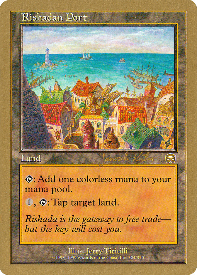 Rishadan Port (Janosch Kuhn) [World Championship Decks 2000] Magic: The Gathering