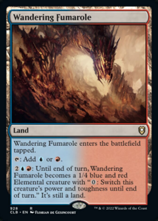 Wandering Fumarole [Commander Legends: Battle for Baldur's Gate] Magic: The Gathering