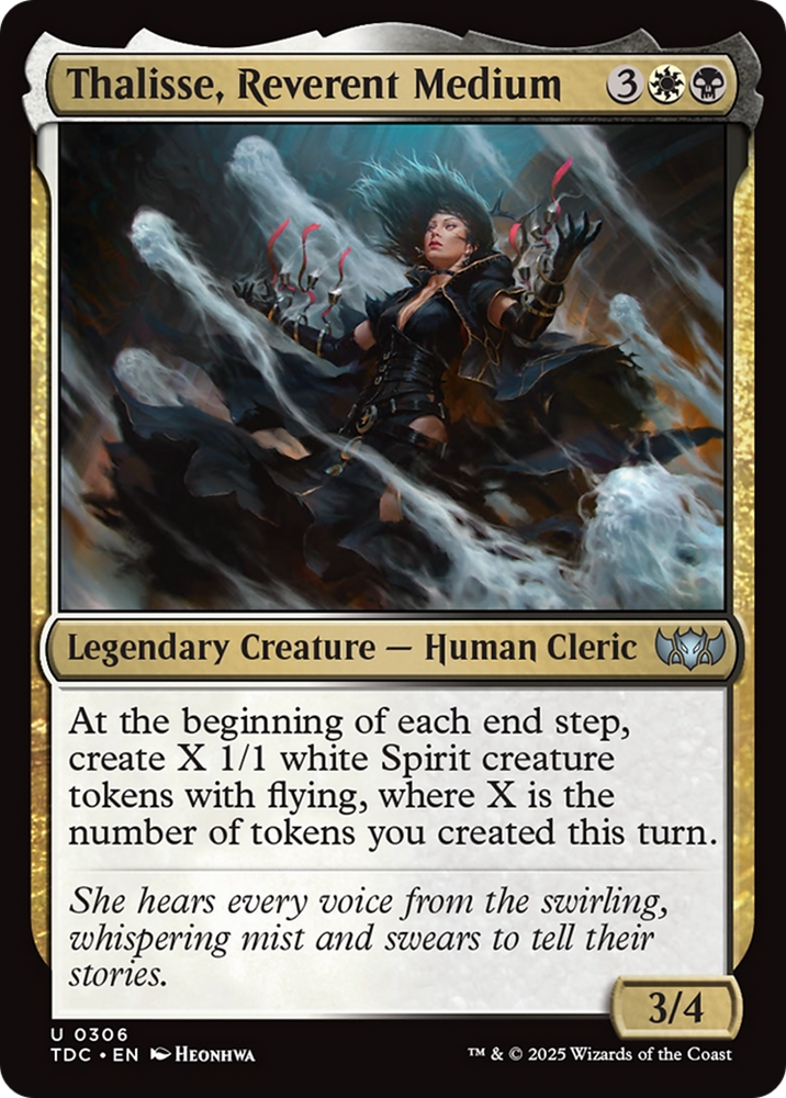 Thalisse, Reverent Medium [Tarkir: Dragonstorm Commander] Magic: The Gathering