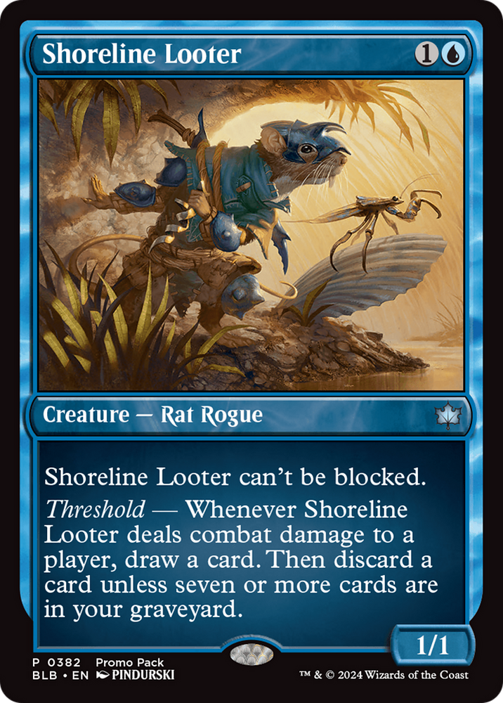 Shoreline Looter [Bloomburrow Promos] Magic: The Gathering