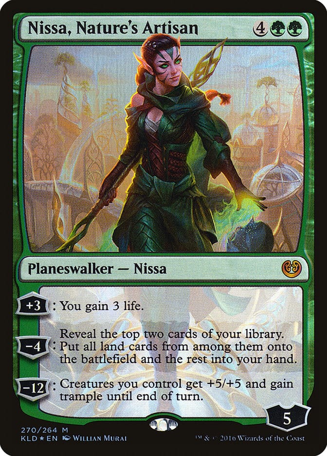 Nissa, Nature's Artisan [Kaladesh] Magic: The Gathering