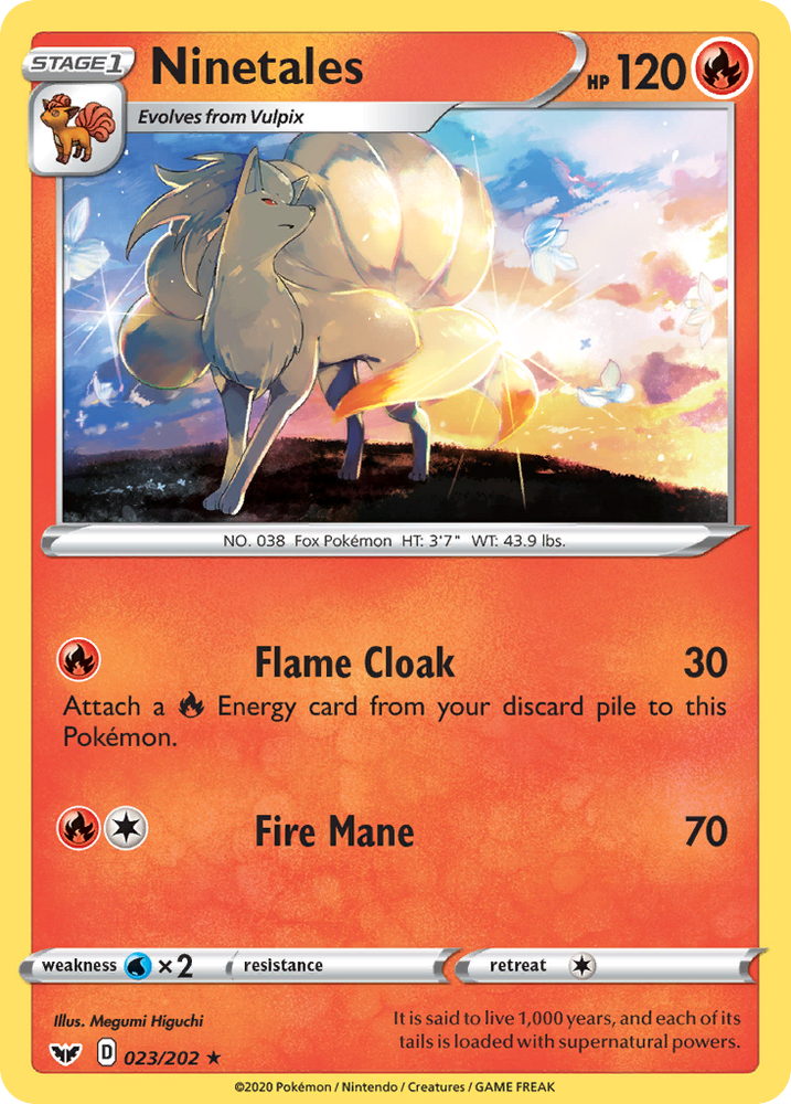 Ninetales (023/202) [Sword & Shield: Base Set] Pokémon