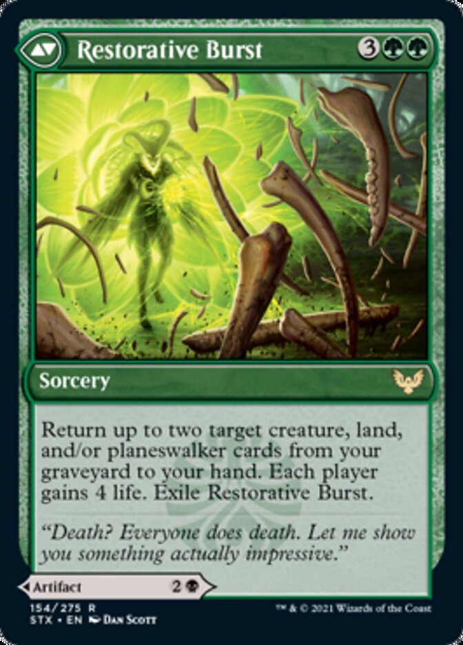Pestilent Cauldron // Restorative Burst [Strixhaven: School of Mages] Magic: The Gathering