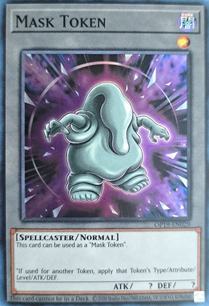 Mask Token [OP19-EN029] Super Rare Yu-Gi-Oh!