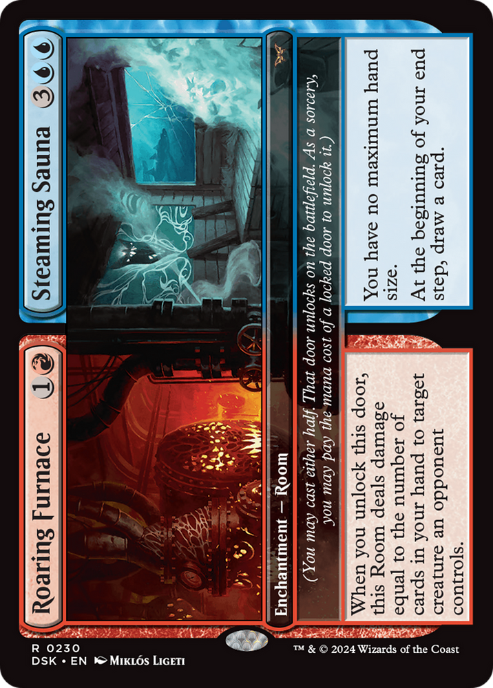 Roaring Furnace // Steaming Sauna [Duskmourn: House of Horror] Magic: The Gathering