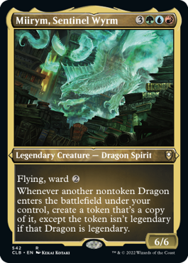 Miirym, Sentinel Wyrm (Foil Etched) [Commander Legends: Battle for Baldur's Gate] Magic: The Gathering