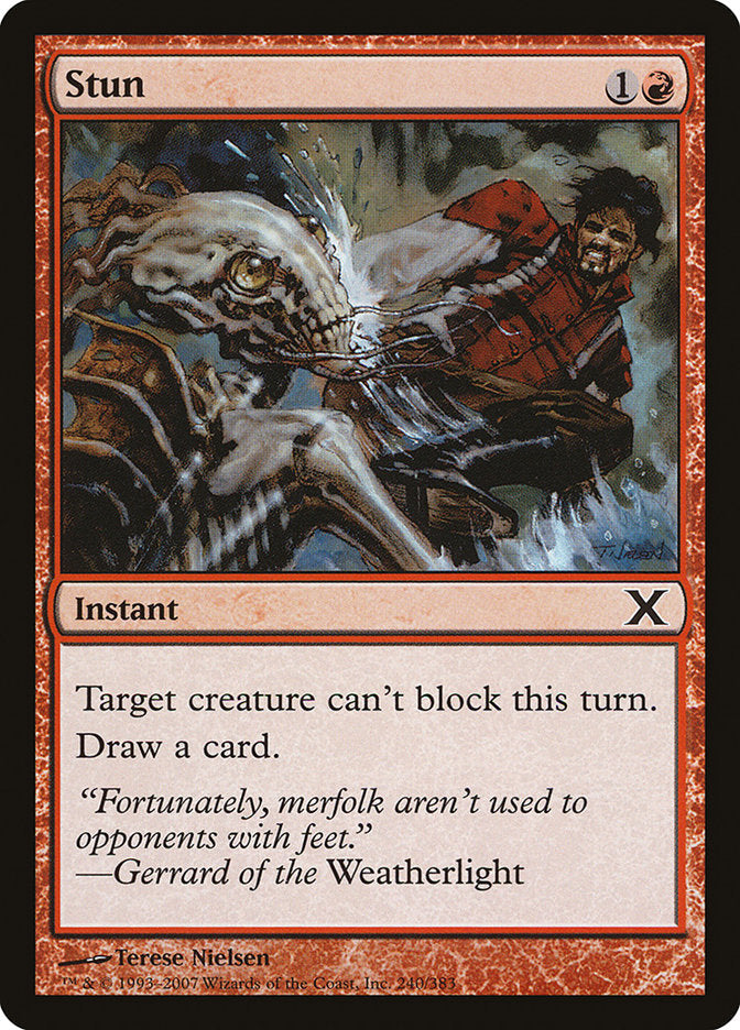 Stun [Tenth Edition] Magic: The Gathering