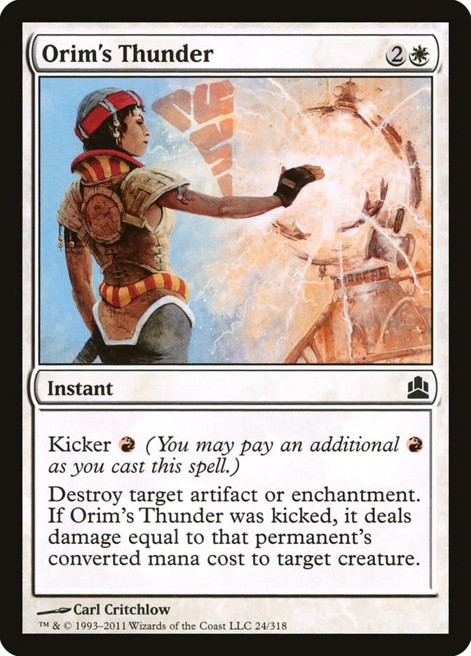 Orim's Thunder [Commander 2011] Magic: The Gathering