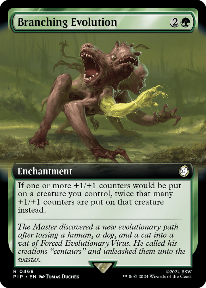 Branching Evolution (Extended Art) [Fallout] Magic: The Gathering